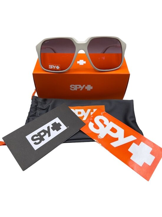 Spy Accessories - Spy Hot Spot Oversized Square Sunglasses, Matte Misty Gray (NEW IN BOX)